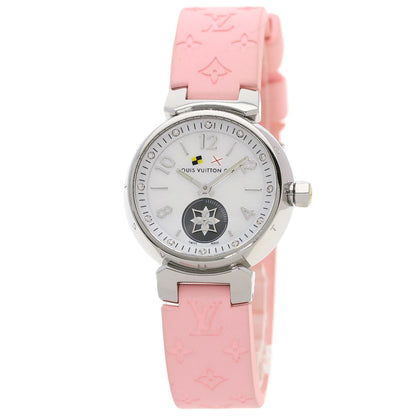 LOUIS VUITTON Tambour Lovely Cup Watches Q12M0 Stainless Steel/Rubber Ladies