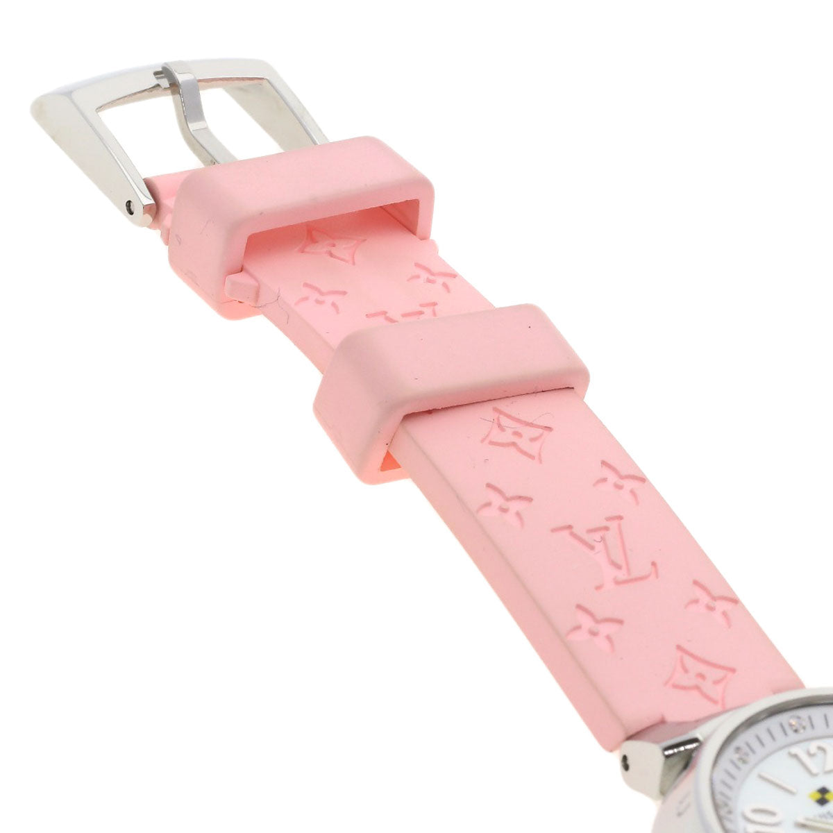 LOUIS VUITTON Tambour Lovely Cup Watches Q12M0 Stainless Steel/Rubber Ladies