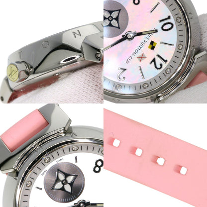LOUIS VUITTON Tambour Lovely Cup Watches Q12M0 Stainless Steel/Rubber Ladies