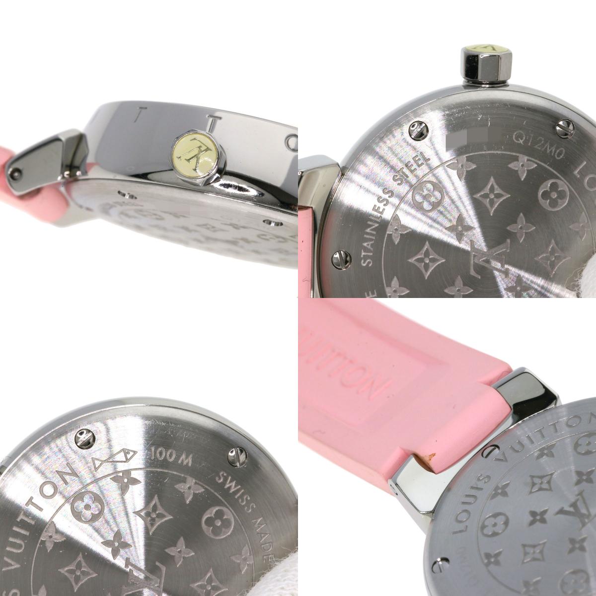 LOUIS VUITTON Tambour Lovely Cup Watches Q12M0 Stainless Steel/Rubber Ladies