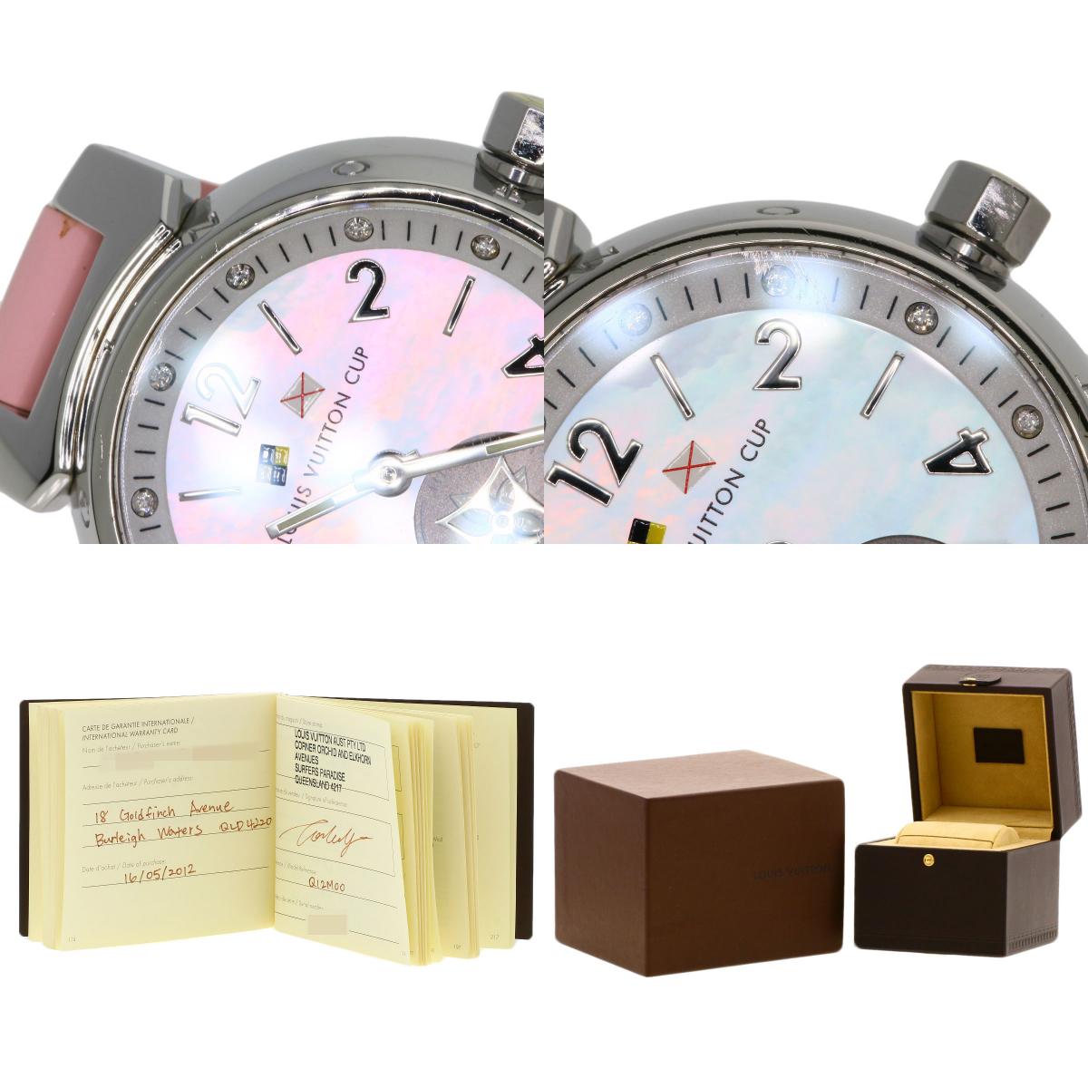 LOUIS VUITTON Tambour Lovely Cup Watches Q12M0 Stainless Steel/Rubber Ladies