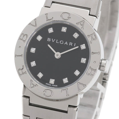 BVLGARI BVLGARI BVLGARI 12P Diamond Watches BB26SS/12 Stainless Steel/Stainless Steel Ladies