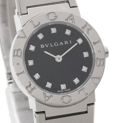 BVLGARI BVLGARI BVLGARI 12P Diamond Watches BB26SS/12 Stainless Steel/Stainless Steel Ladies