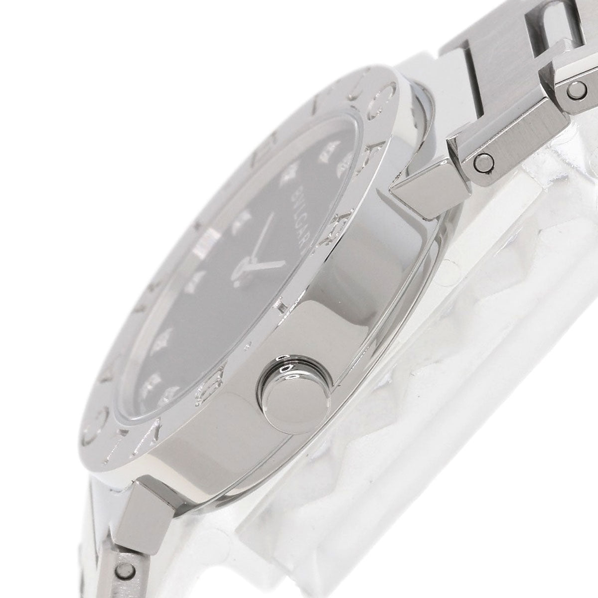 BVLGARI BVLGARI BVLGARI 12P Diamond Watches BB26SS/12 Stainless Steel/Stainless Steel Ladies