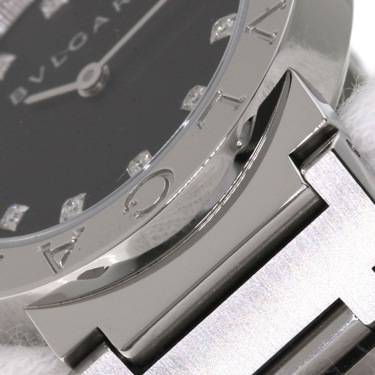 BVLGARI BVLGARI BVLGARI 12P Diamond Watches BB26SS/12 Stainless Steel/Stainless Steel Ladies