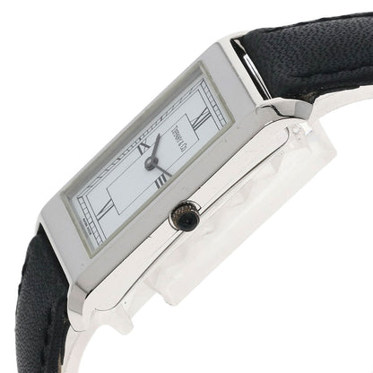 TIFFANY&Co. Classic Square Watches Stainless Steel/Leather Ladies