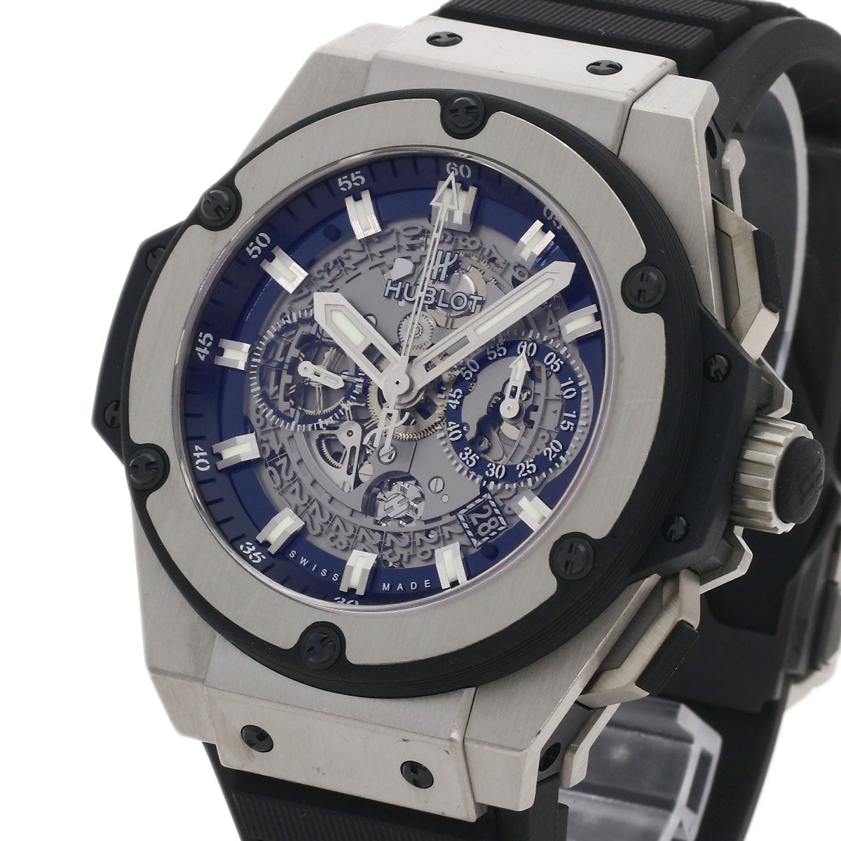 HUBLOT Hublot King Power Unico Watches 701.NX.0170.RX Titanium/Rubber mens