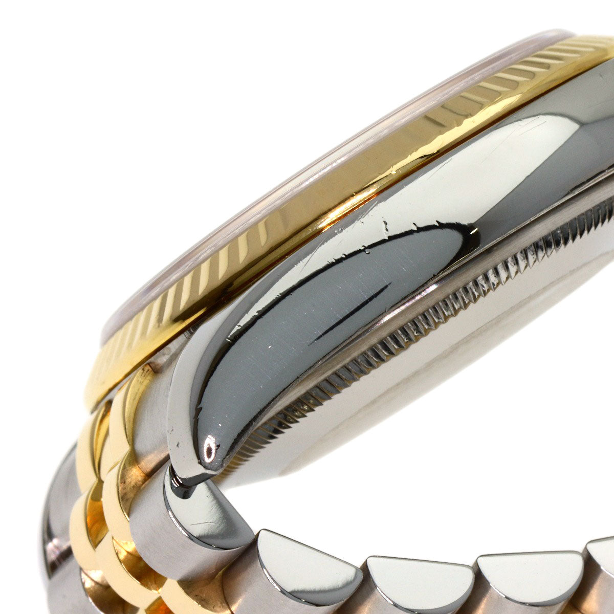 ROLEX Datejust 10P Diamond Blue Gradation Watches 116233G Stainless Steel/SSxK18YG mens