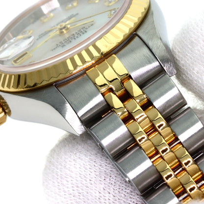 ROLEX DATEJUST 10P Diamond Watches 79173NG Stainless Steel/SSxK18YG Ladies