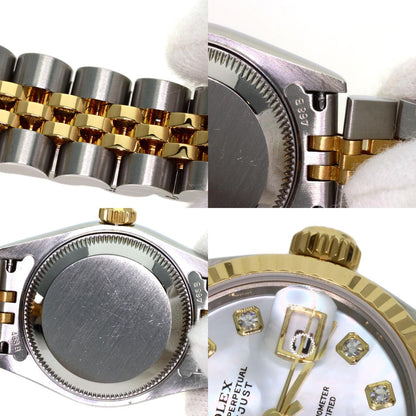 ROLEX DATEJUST 10P Diamond Watches 79173NG Stainless Steel/SSxK18YG Ladies