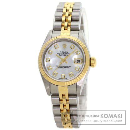 ROLEX DATEJUST 10P Diamond Watches 79173NG Stainless Steel/SSxK18YG Ladies