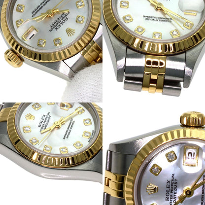 ROLEX DATEJUST 10P Diamond Watches 79173NG Stainless Steel/SSxK18YG Ladies