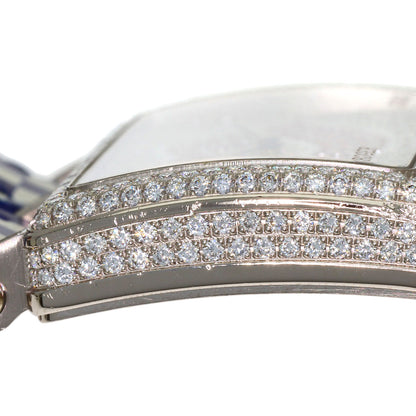 ROGER DUBUIS Too Much Lip Pave Diamond Watches K18 White Gold/Leather Boys