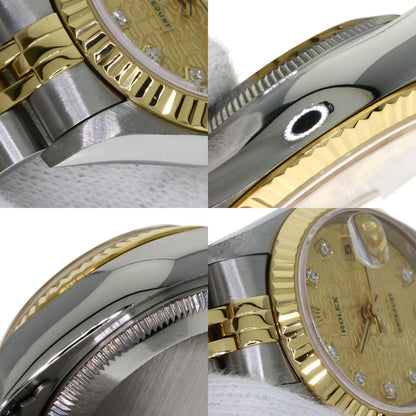 ROLEX Datejust 10P Diamond Computer Dial Watches 69173G Stainless Steel/SSxK18YG Ladies