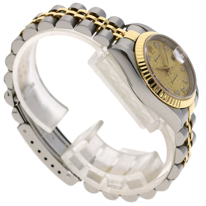 ROLEX Datejust 10P Diamond Computer Dial Watches 69173G Stainless Steel/SSxK18YG Ladies
