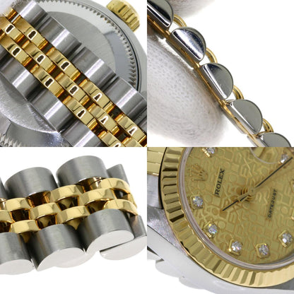 ROLEX Datejust 10P Diamond Computer Dial Watches 69173G Stainless Steel/SSxK18YG Ladies