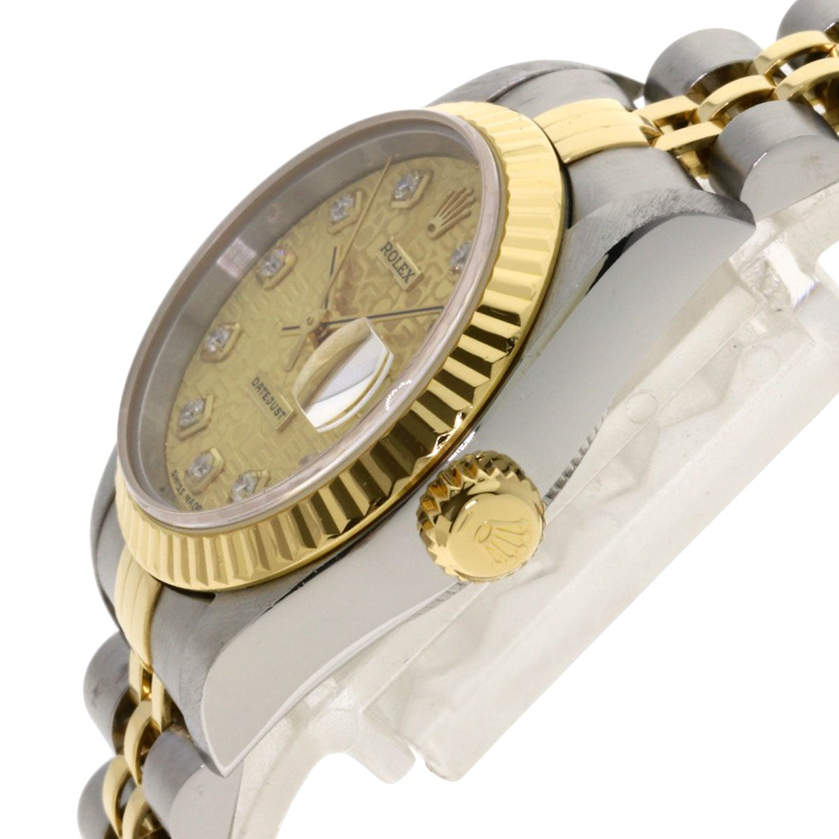 ROLEX Datejust 10P Diamond Computer Dial Watches 69173G Stainless Steel/SSxK18YG Ladies