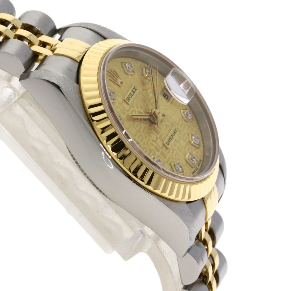 ROLEX Datejust 10P Diamond Computer Dial Watches 69173G Stainless Steel/SSxK18YG Ladies