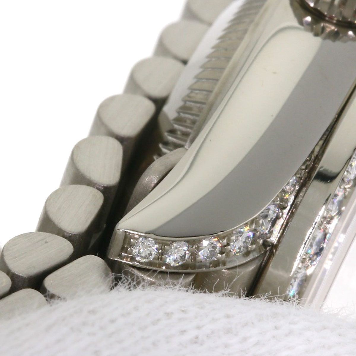 ROLEX DATEJUST 10P Diamond Watches 69159G K18 White Gold/K18 White Gold Ladies