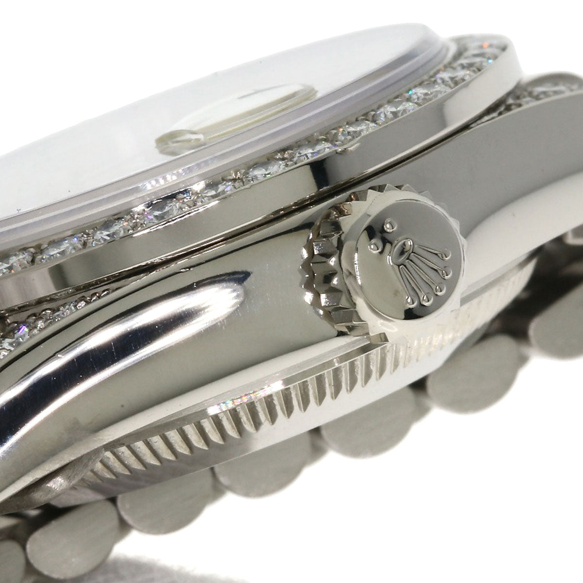 ROLEX DATEJUST 10P Diamond Watches 69159G K18 White Gold/K18 White Gold Ladies