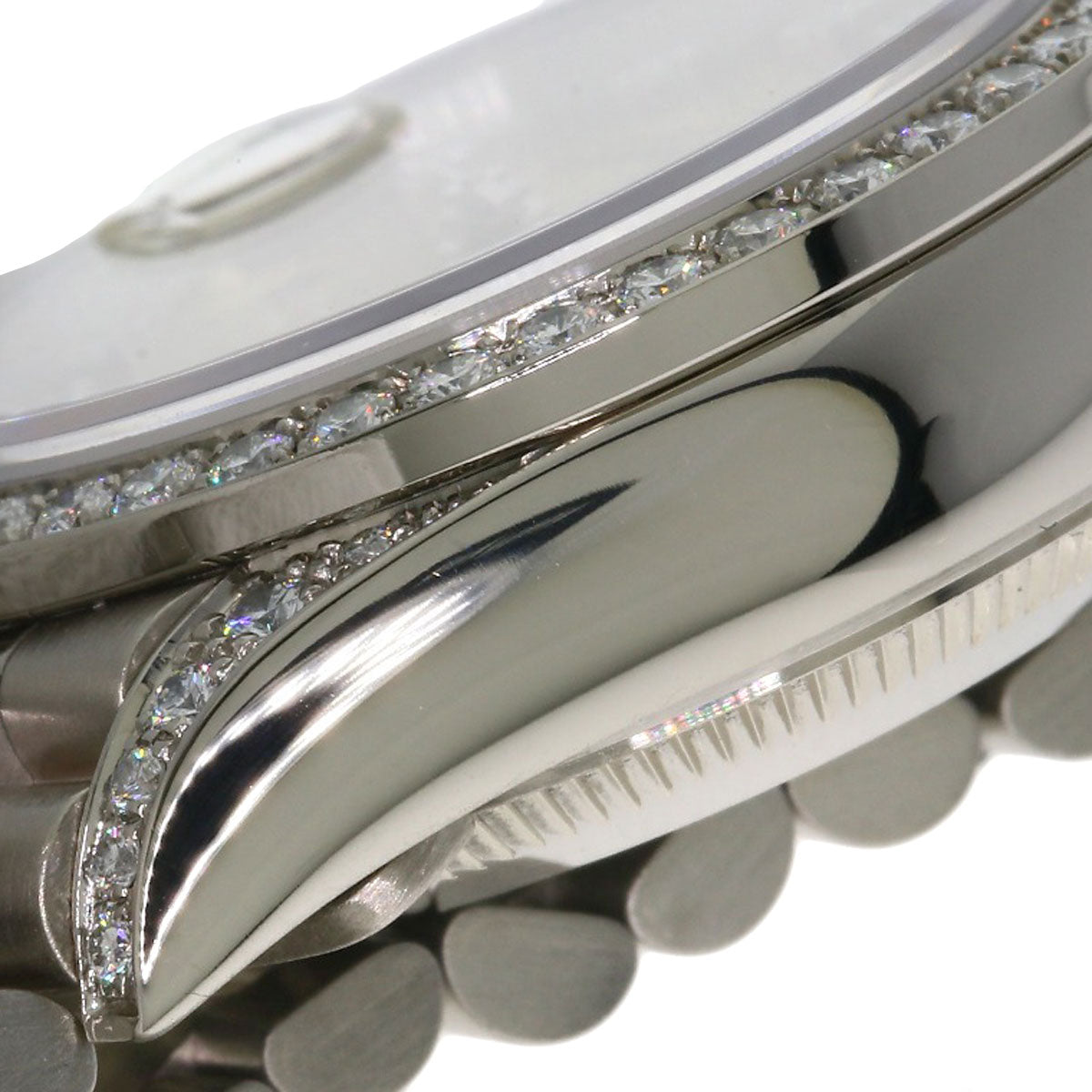 ROLEX DATEJUST 10P Diamond Watches 69159G K18 White Gold/K18 White Gold Ladies