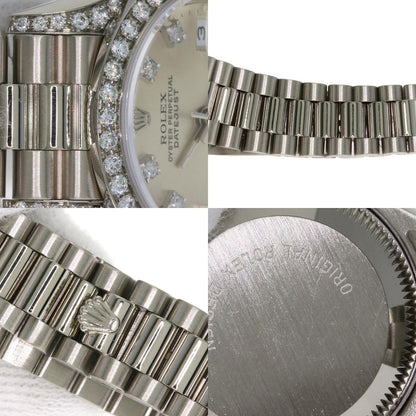 ROLEX DATEJUST 10P Diamond Watches 69159G K18 White Gold/K18 White Gold Ladies