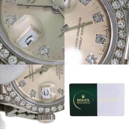 ROLEX DATEJUST 10P Diamond Watches 69159G K18 White Gold/K18 White Gold Ladies