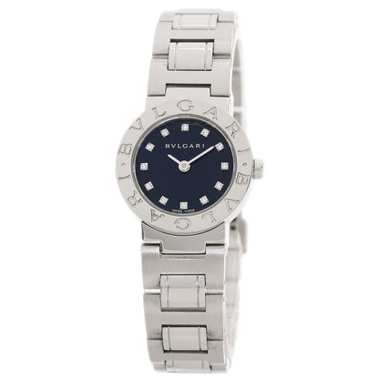 BVLGARI BVLGARI BVLGARI 12P Diamond Watches BB23SS Stainless Steel/Stainless Steel Ladies
