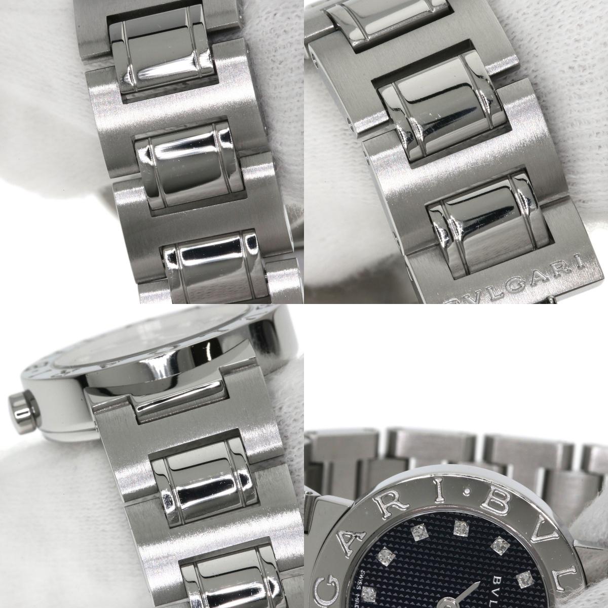 BVLGARI BVLGARI BVLGARI 12P Diamond Watches BB23SS Stainless Steel/Stainless Steel Ladies