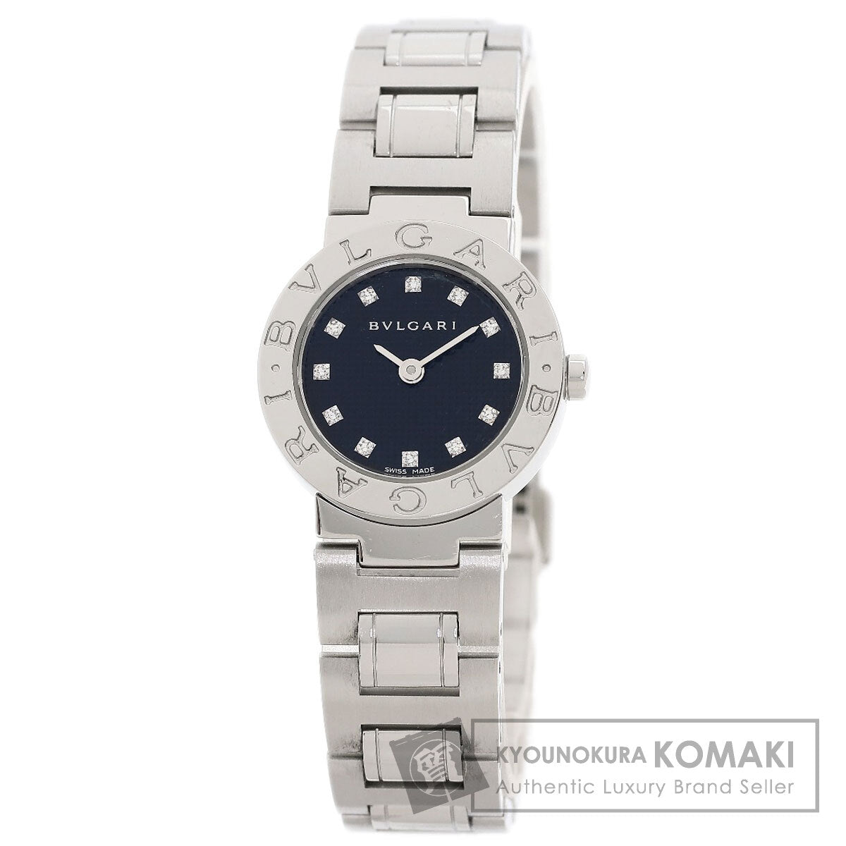 BVLGARI BVLGARI BVLGARI 12P Diamond Watches BB23SS Stainless Steel/Stainless Steel Ladies