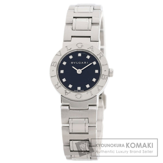 BVLGARI BVLGARI BVLGARI 12P Diamond Watches BB23SS Stainless Steel/Stainless Steel Ladies