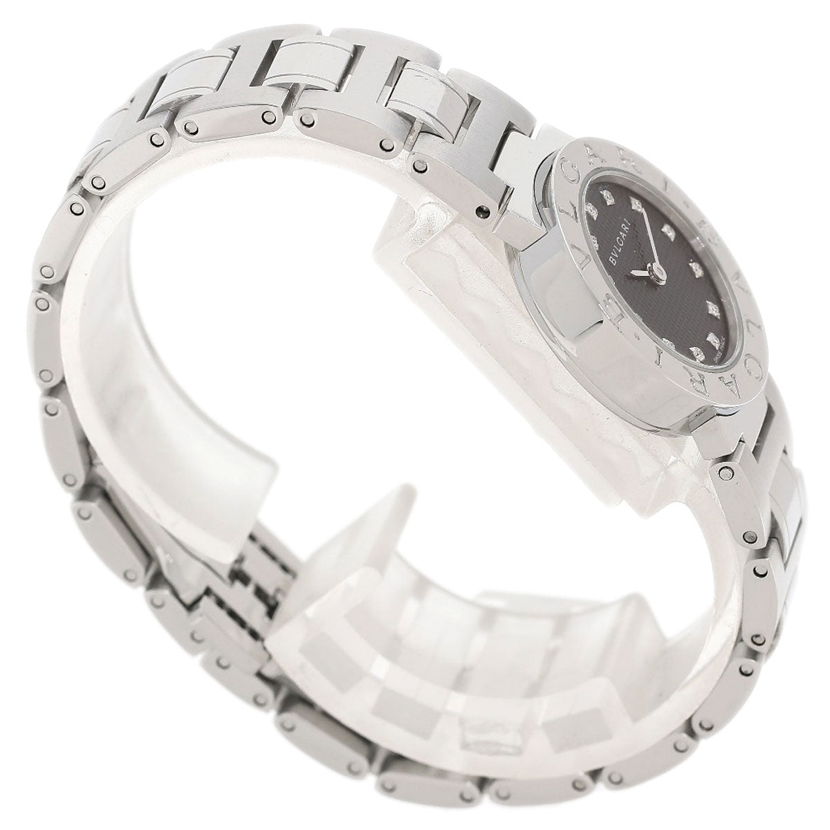 BVLGARI BVLGARI BVLGARI 12P Diamond Watches BB23SS Stainless Steel/Stainless Steel Ladies
