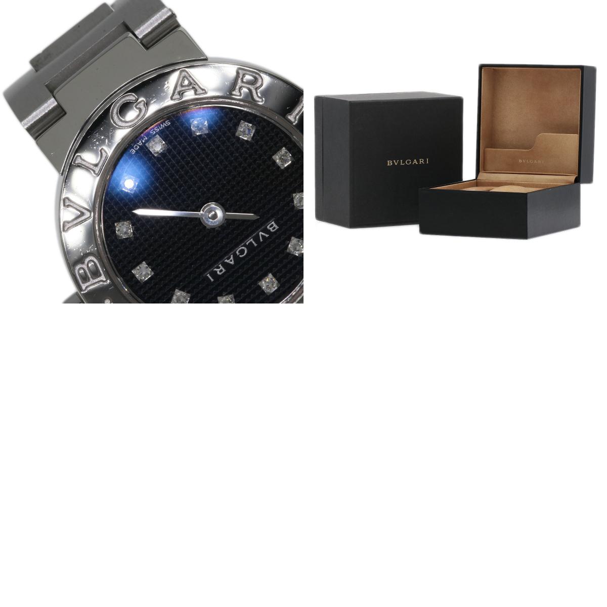 BVLGARI BVLGARI BVLGARI 12P Diamond Watches BB23SS Stainless Steel/Stainless Steel Ladies