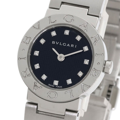 BVLGARI BVLGARI BVLGARI 12P Diamond Watches BB23SS Stainless Steel/Stainless Steel Ladies