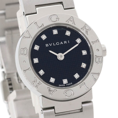 BVLGARI BVLGARI BVLGARI 12P Diamond Watches BB23SS Stainless Steel/Stainless Steel Ladies
