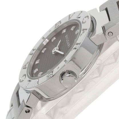 BVLGARI BVLGARI BVLGARI 12P Diamond Watches BB23SS Stainless Steel/Stainless Steel Ladies