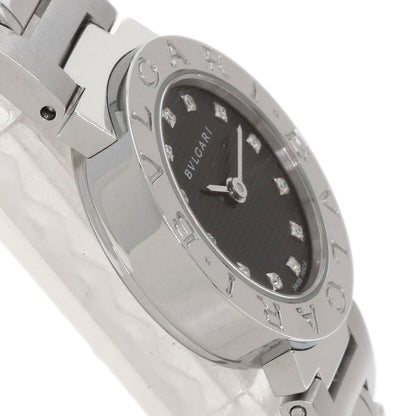 BVLGARI BVLGARI BVLGARI 12P Diamond Watches BB23SS Stainless Steel/Stainless Steel Ladies