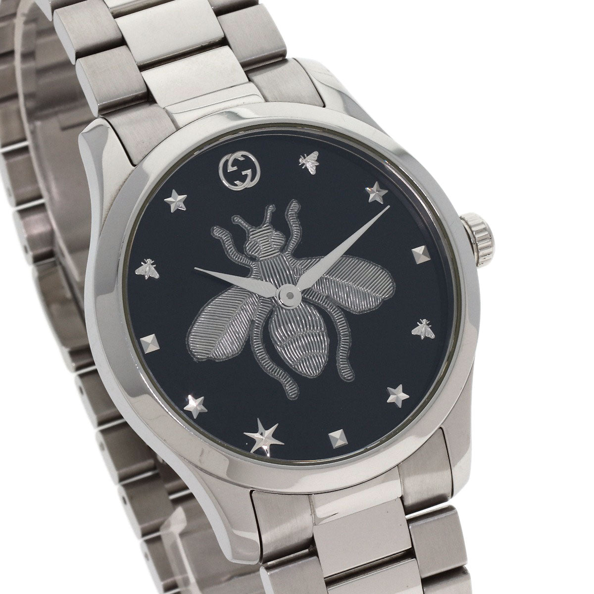 GUCCI G Timeless Bee Watches 126.4 Stainless Steel/Stainless Steel mens