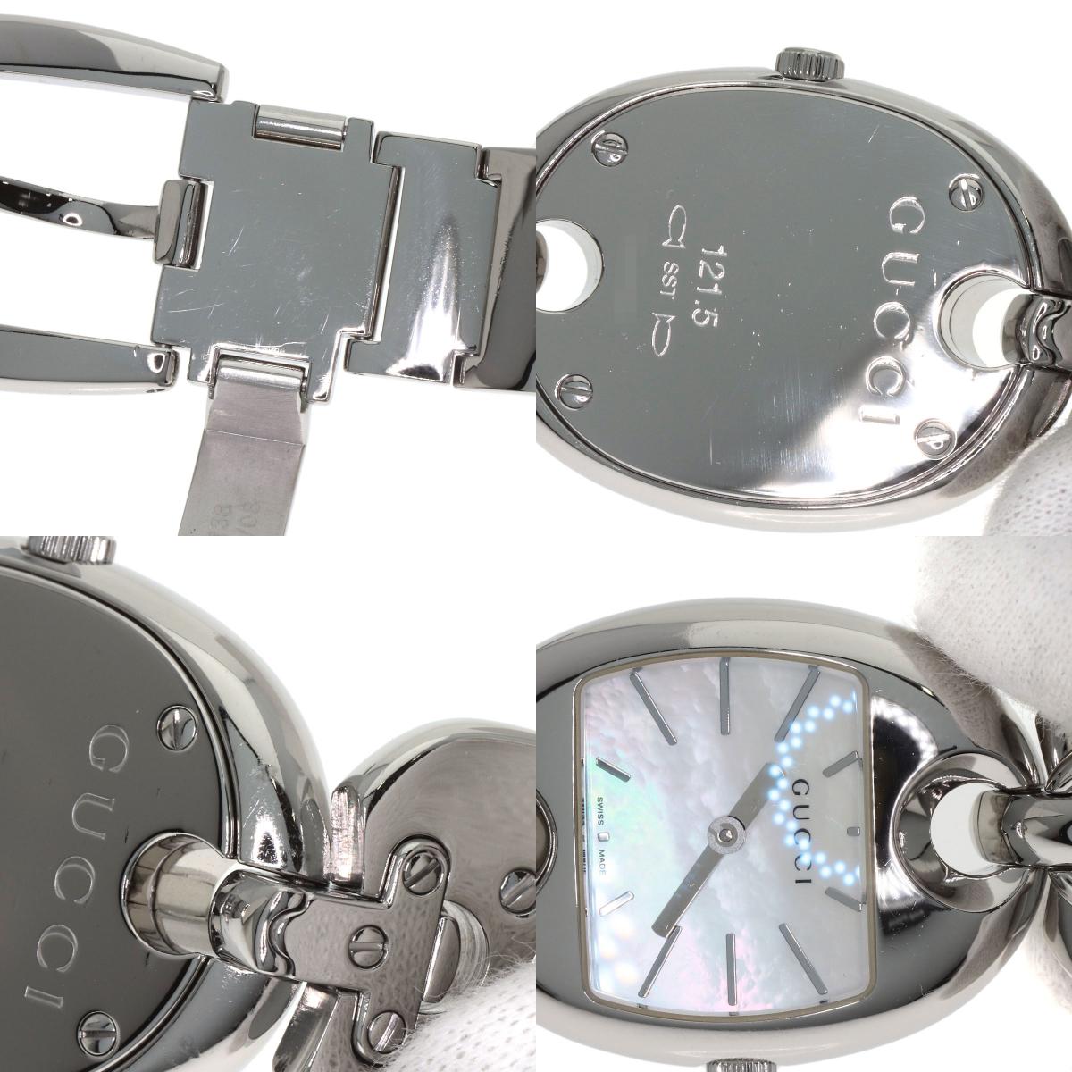 GUCCI Marina Chain Watches YA121.5 Stainless Steel/Stainless Steel Ladies
