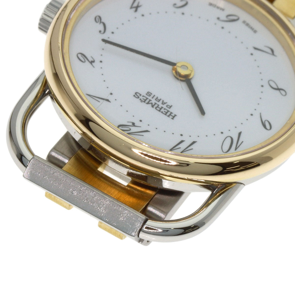 HERMES Arceau Watches Stainless Steel/SSxGP Ladies