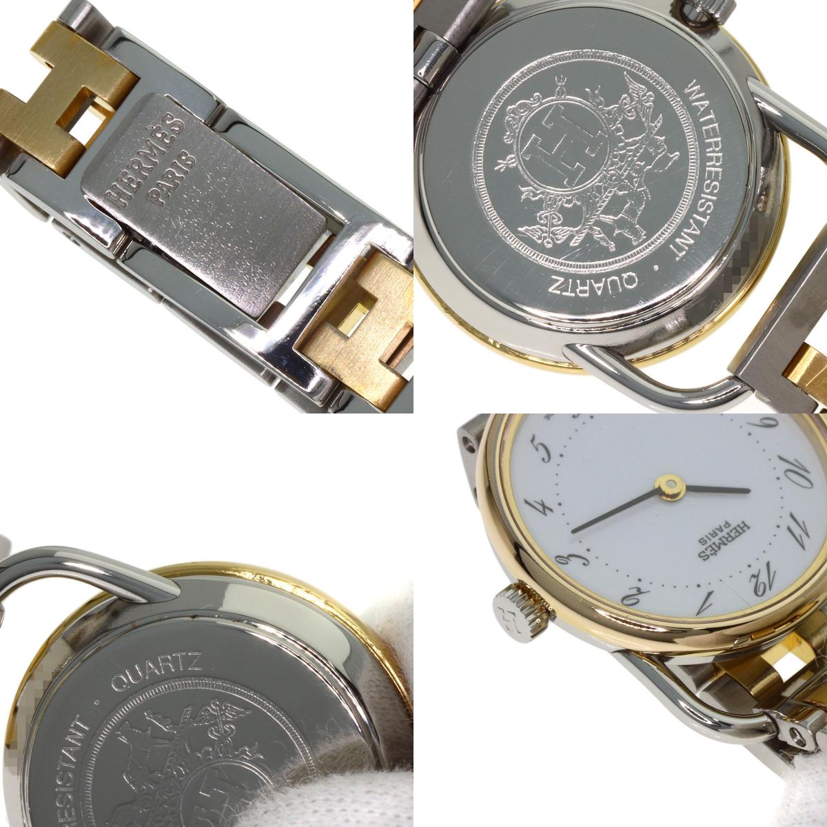 HERMES Arceau Watches Stainless Steel/SSxGP Ladies