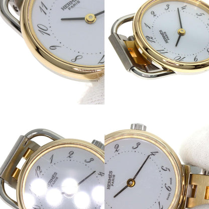HERMES Arceau Watches Stainless Steel/SSxGP Ladies