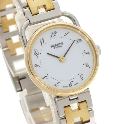 HERMES Arceau Watches Stainless Steel/SSxGP Ladies