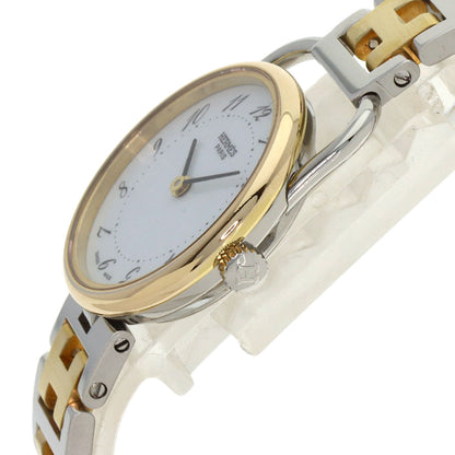 HERMES Arceau Watches Stainless Steel/SSxGP Ladies