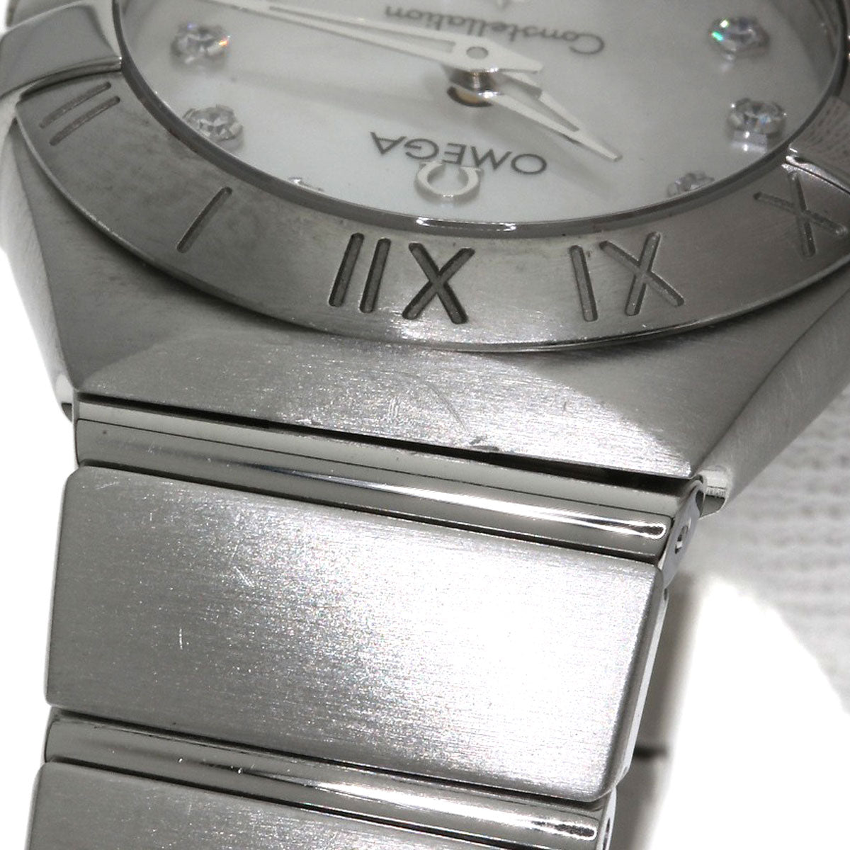 OMEGA Constellation 12P Diamond Watches 123.10.24.60.55.001 Stainless Steel/Stainless Steel Ladies