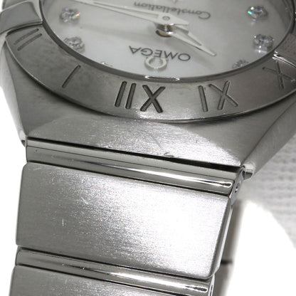 OMEGA Constellation 12P Diamond Watches 123.10.24.60.55.001 Stainless Steel/Stainless Steel Ladies
