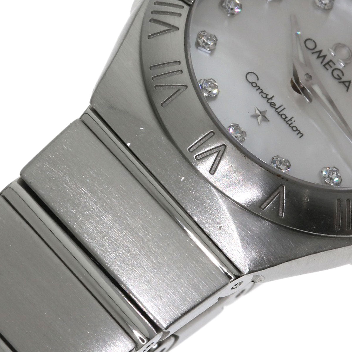 OMEGA Constellation 12P Diamond Watches 123.10.24.60.55.001 Stainless Steel/Stainless Steel Ladies