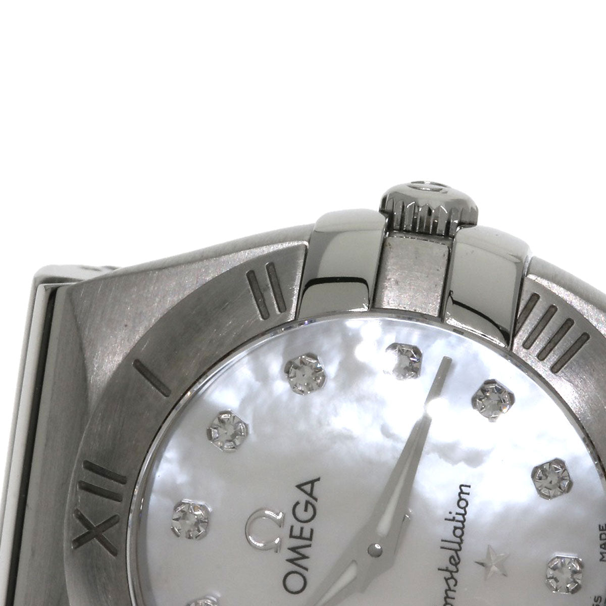 OMEGA Constellation 12P Diamond Watches 123.10.24.60.55.001 Stainless Steel/Stainless Steel Ladies