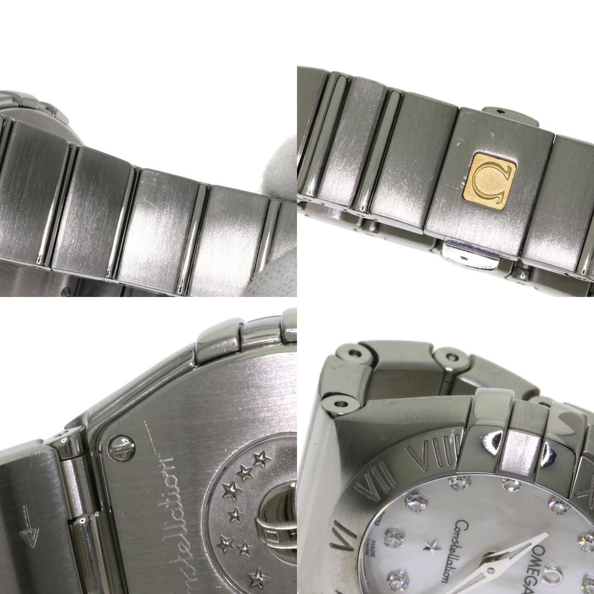 OMEGA Constellation 12P Diamond Watches 123.10.24.60.55.001 Stainless Steel/Stainless Steel Ladies