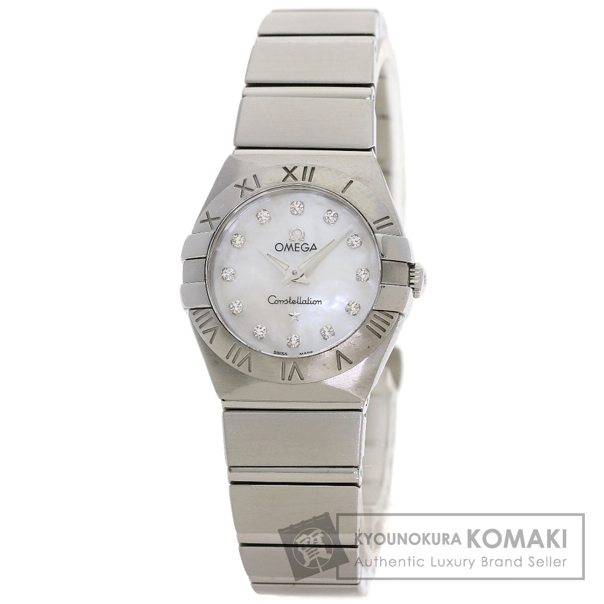 OMEGA Constellation 12P Diamond Watches 123.10.24.60.55.001 Stainless Steel/Stainless Steel Ladies